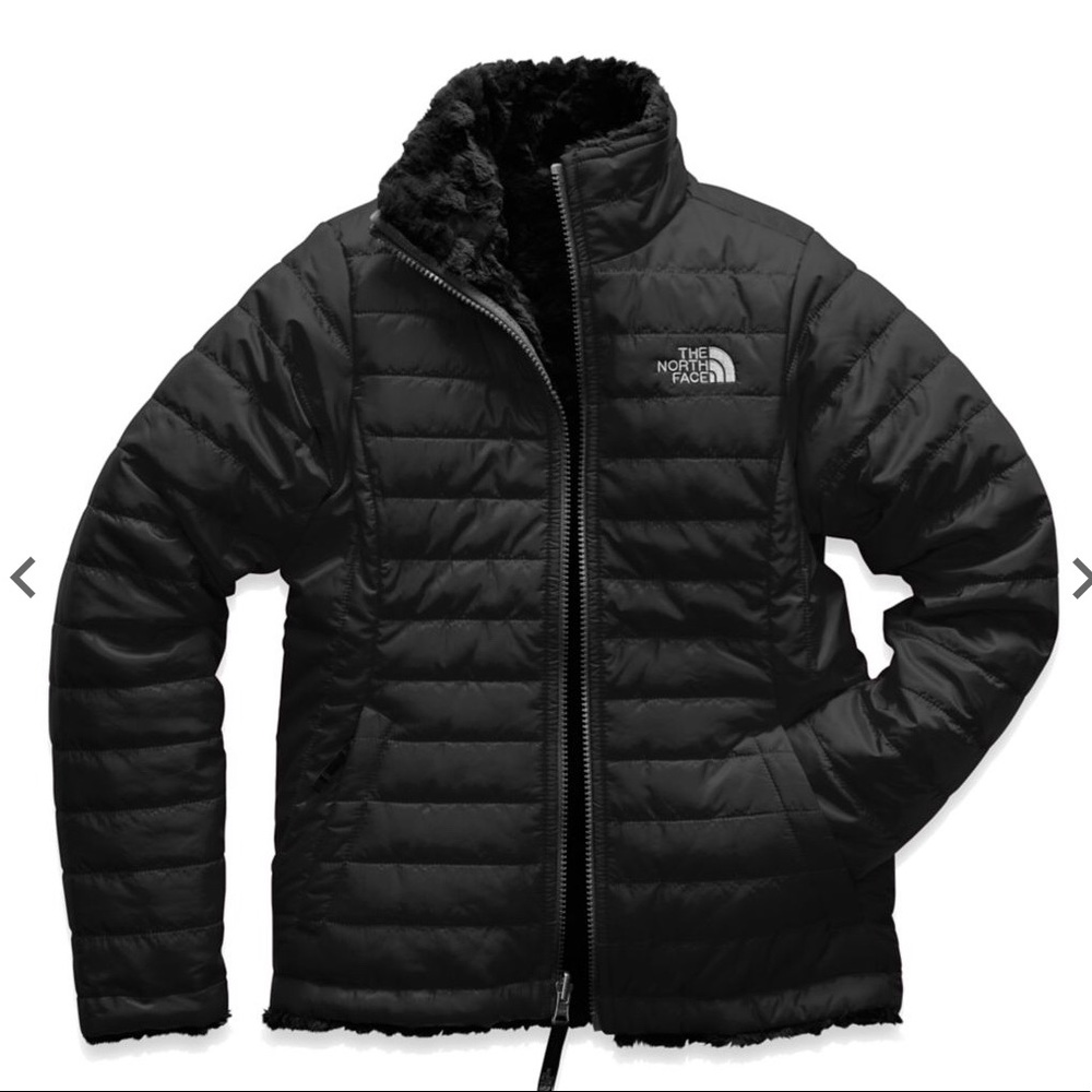 North Face girls reversible puffer jacket